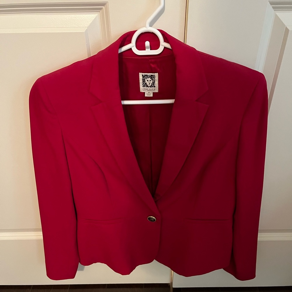Women's Red Blazer